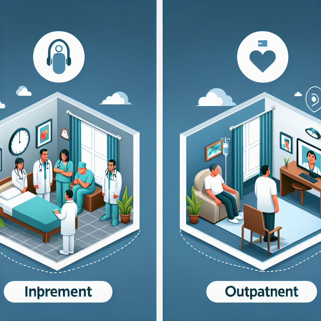 Which is better for severe addiction: inpatient or outpatient treatment?