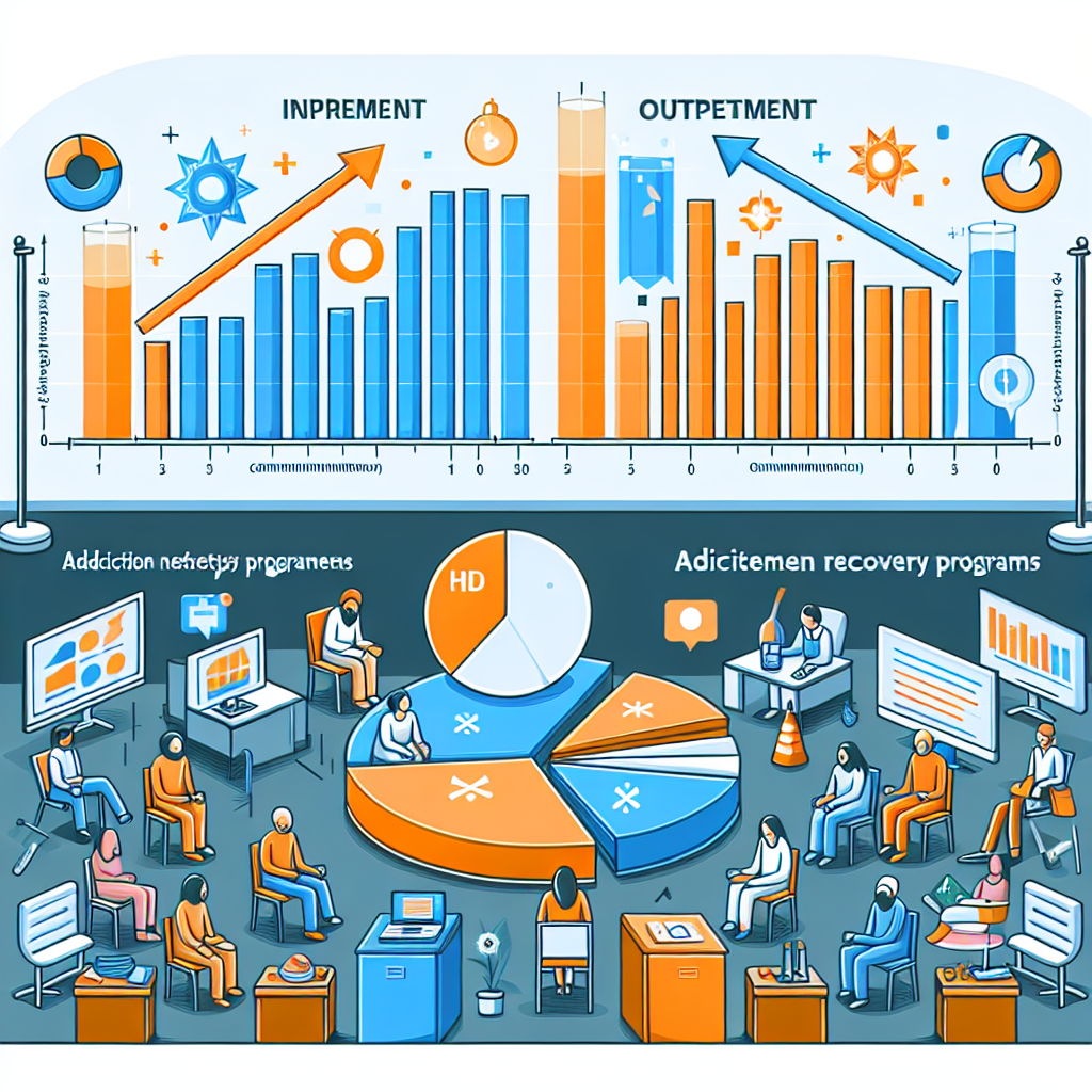 How do inpatient and outpatient addiction recovery programs compare in effectiveness?