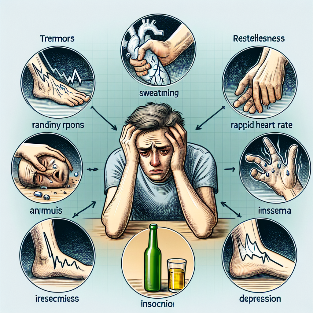 What are the physical and emotional effects of alcohol withdrawal?