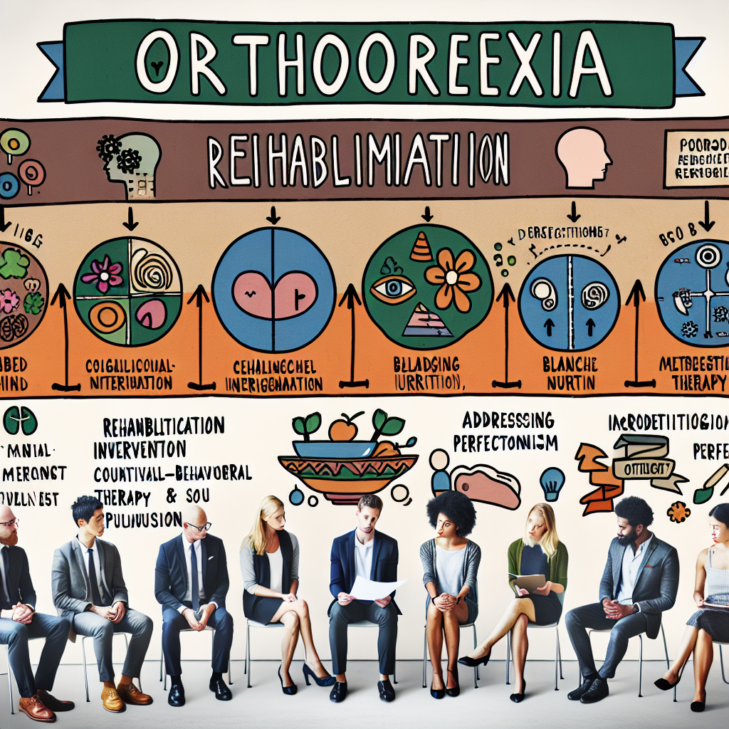 How does rehab for orthorexia address perfectionism?