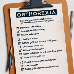 What are the signs that I need rehab for orthorexia?