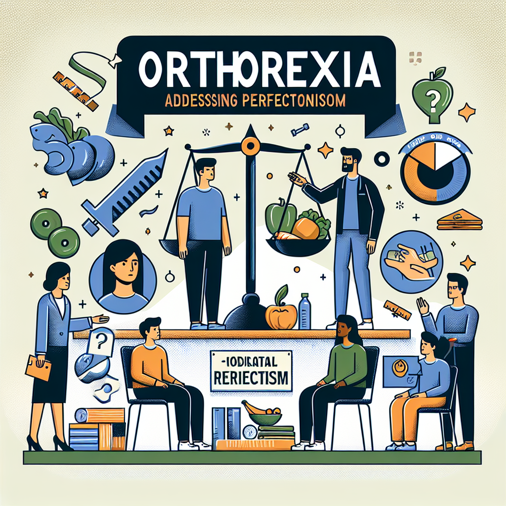 How does rehab for orthorexia address perfectionism?