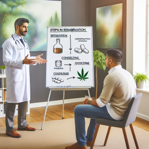 What are the first steps in rehab for marijuana and oxycodone addiction?