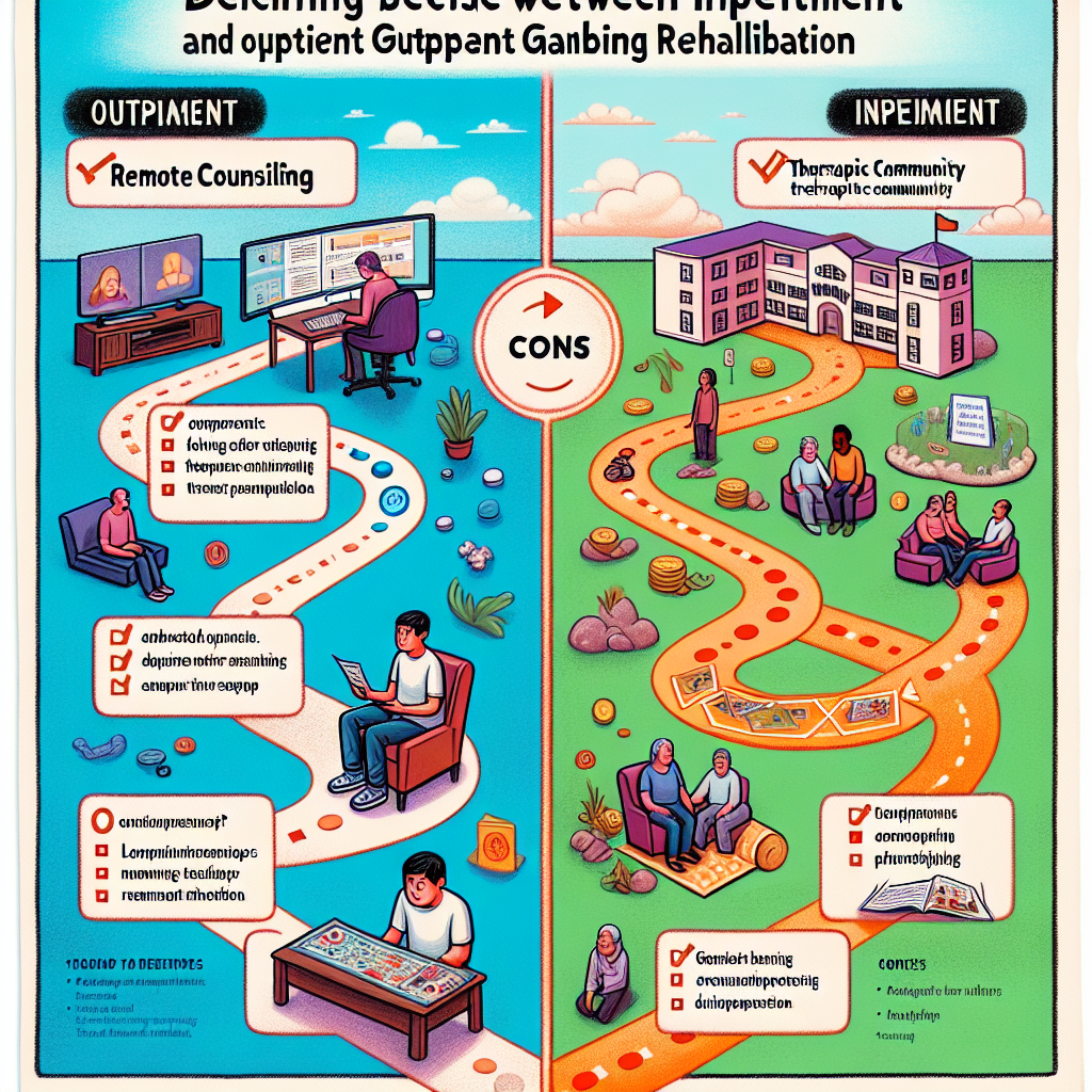 How to Decide Between Inpatient and Outpatient Gambling Rehab