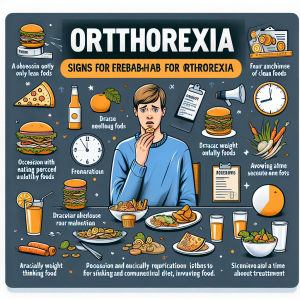 What are the signs that I need rehab for orthorexia?