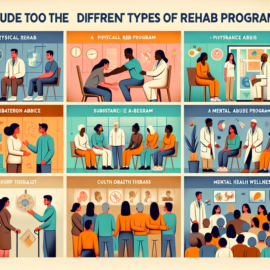 "A Guide to the Different Types of Rehab Programs"